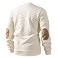 thumbnail image 6 of StSilkitty Mens Long Sleeve Sweatshirts Textured Crew Neck Button Sweatshirt Lightweight Fashion Pullover Shirts, 6 of 9