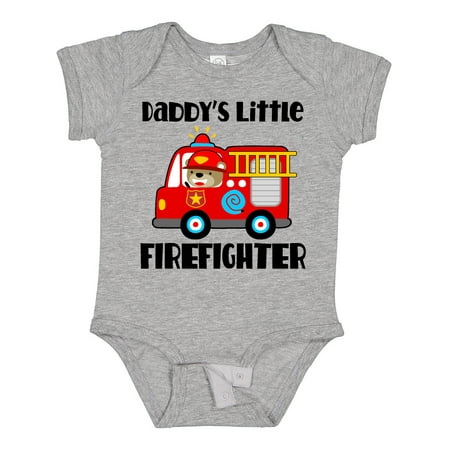 

Inktastic Daddys Little Firefighter Gift Baby Boy or Baby Girl Bodysuit