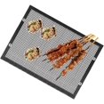 thumbnail image 1 of BBQ Grill Mesh Bag, Non-Stick Mesh Grilling Bag, High Temperature Resistance Reusable Mesh Grilling Bag Outdoor Picnic Tool, for Outdoor Picnic Cooking BBQ (17x24cm), 1 of 5