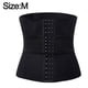 thumbnail image 2 of Entrenador de cintura para mujer Corsé ajustado de ajuste de cintura con reloj de arena de 3 etapas (negro),M, 2 of 5