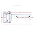 thumbnail image 3 of Miulika Charnière de Remorque/camion/ RV/ Porte Arrière/ Sangle de Tiroir Matériel Acier, 3 of 9