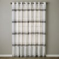 thumbnail image 4 of SKL Home Slate StripeCurtain Panel Pair, White, 52x84, 4 of 5