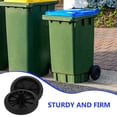 thumbnail image 3 of Phenofice 4Pcs Garbage Can Wheels Replacement Durable Black Rubber Wheels for Smooth Trash Bin Mobility, 3 of 8