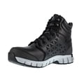 thumbnail image 2 of Reebok Mens Black/Grey Leather Work Boots 6in Athletic AT 6 M, 2 of 5