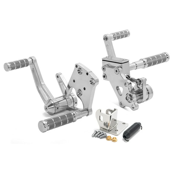 Polished Forward Controls Kickstand Bracket Softail Heritage Springer 2000-2017 2001 2002 2003