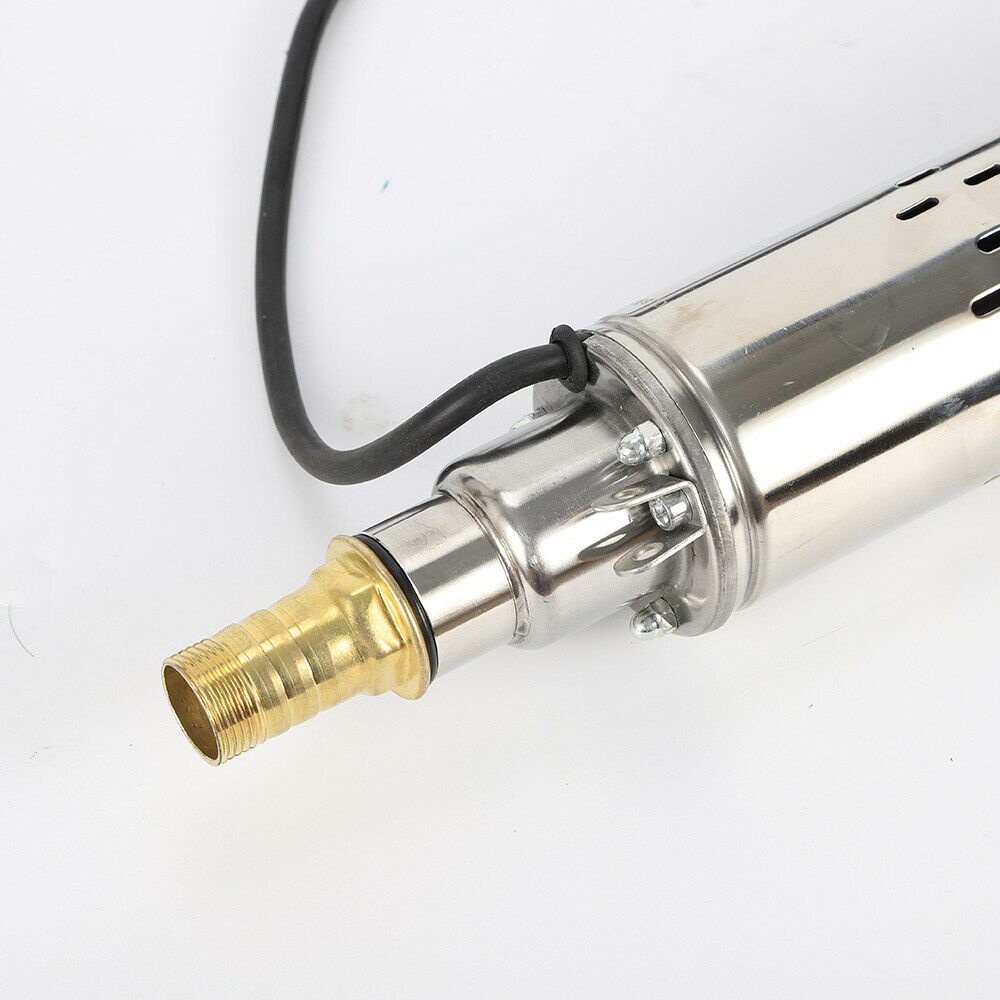 Miumaeov 200W 24V Stainless Steel Deep Well Water Pump Solar Submersible Pump 4t/Hour