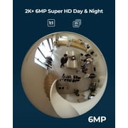 Reolink FE-W 6MP 360° Fisheye Indoor Wi-Fi Security Camera, Smart Detection, Two-Way Talk, Night Vision, Built-in Siren