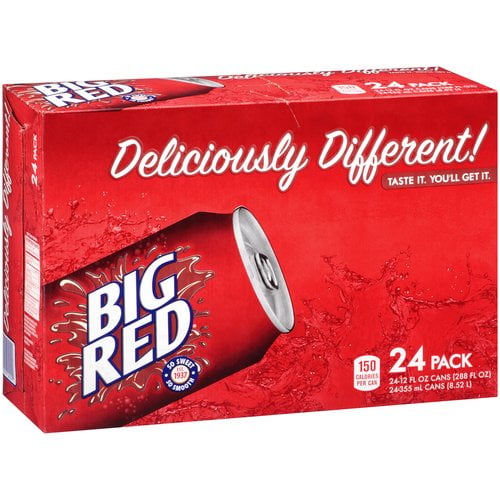 Big Red Soda, 12 fl oz, 24 pack