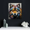 thumbnail image 4 of ARISTURING Wolf Art Print, Animal Painting Wall Art Abstract Artwork, Colorful Wildlife Prints Decor, 4 of 4