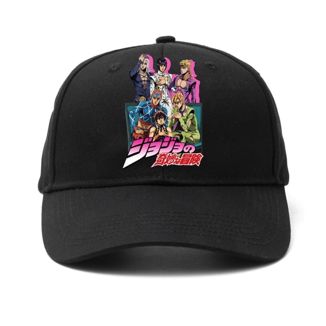 Gorra de béisbol Jojos Bizarres Adventures Anime para niños de 56 a 58 cm