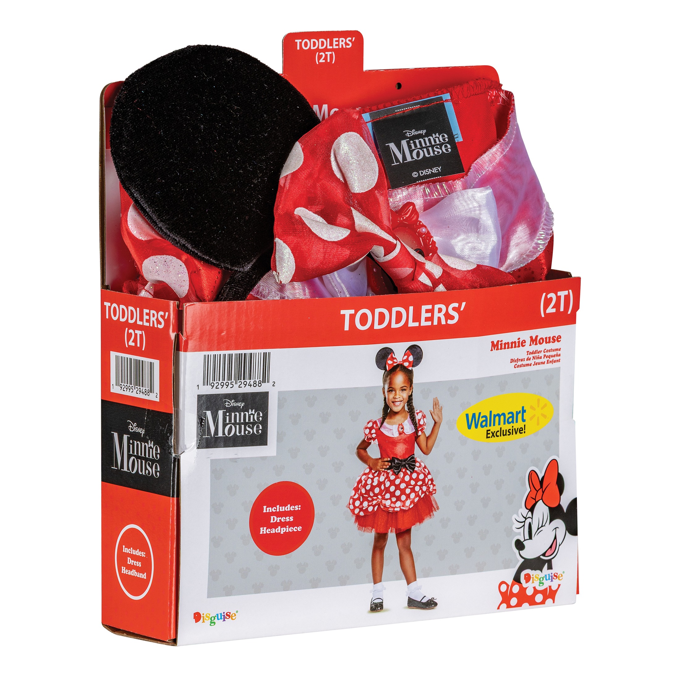Disguise Disney Minnie Mouse Toddler Halloween Costume photo 7