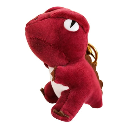 

Sunisery Dinosaur Plush Doll Mini Funny Animal Shape Stuffed Soft Toy Schoolbag Pendant Decoration