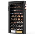 thumbnail image 1 of Zapatero ROJASOP de 10 niveles con fundas para 50 a 55 pares de zapatos, 1 of 8