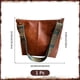 thumbnail image 2 of Bolso bandolera tipo hobo para mujer, de piel sintética vegana, color marrón, elegante, con correa ancha para guitarra y cremallera., 2 of 9