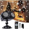 thumbnail image 3 of LED Projection Lamp, Snowflake Projector Lights with Remote Control, IP65 Waterproof Christmas Projector Lights with Timing Function, for Christmas, P, 3 of 5