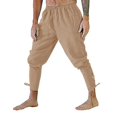 thumbnail image 1 of Men'sAnkleBandedPantsMedievalVikingNavigatorPirateCostumeTrousersRenaissanceGothicPantsPlusSize_r, 1 of 3