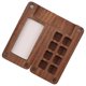thumbnail image 3 of Paleta de acuarela de madera, caja de almacenamiento de pintura de acuarela, fácil de limpiar, pintura vacía Sin clip, 3 of 7