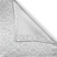 thumbnail image 5 of Ambesonne Grey and White Grommet Curtain, Vintage Circles, 50" x 84", Warm Taupe White, 5 of 6