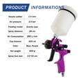 thumbnail image 3 of DT188 Spay Gun 1.4mm Nozzle Air Spray Guns Water Based Airbrush For Car Painting ,User-Friendly Design, 3 of 6