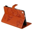 thumbnail image 6 of Case for Galaxy Tab A 8.0" 2018 SM-T387, Ultra Slim Lightweight Fit Folio Flip PU Leather Butterfly Embossed Stand Cover Shockproof Protection Soft TPU Back Wallet Cover, Orange, 6 of 6