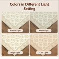 thumbnail image 7 of Design&I 6'x9' Ultra Soft Area Rug, Neutral Vintage Scroll Damask Distressed Ornamental Beige None Fluffy Washable Non Shedding for Guest Room Bedroom Living Room, 7 of 7