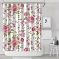 thumbnail image 2 of Waterproof Pioneer Shower Curtain 84x72 Inch Polyester Unique Colorful Floral Shower Curtain for Bathroom Hotel Home Decor with 12 Plastic Hooks, 2 of 5