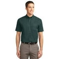 thumbnail image 1 of Port Authority &174; T-Shirt d'Entretien Facile à Manches Courtes. Tls508 Vert Foncé/ Marine, 1 of 1