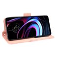 thumbnail image 5 of Case for Motorola Edge 2021 Cover Adjustable Detachable Card Holder Magnetic closure Leather Wallet Case - Pink, 5 of 5
