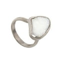 thumbnail image 2 of POWDER PUFF AUSTRALIAN WHITE OPALIZED SHELL RING, 2 of 4