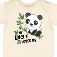 thumbnail image 4 of Inktastic My Uncle Loves Me Cute Panda Boys or Girls Baby Bodysuit, 4 of 5