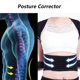 thumbnail image 5 of Adjustable Full Back Brace, Waist Trainer, Unisex Belt for Posture (Black XS), 5 of 5