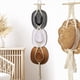 thumbnail image 4 of Perchas para Sombreros Boho Hat Rack Percha para Sombreros Parte Posterior de la Puerta Organizador para Sombreros DecoracióN para Colgar Sombreros, 2 Niveles, 4 of 5