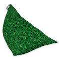 thumbnail image 2 of Abstract Green Lounger Chair Bag, Jumble Shamrock Themed Pattern St Patrick's Day Design, High Capacity Storage with Handle Container, Lounger Size, Green Emerald, by Ambesonne, 2 of 5