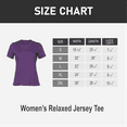thumbnail image 2 of BELLA + CANVAS Women’s Relaxed Jersey Tee, Short Sleeve Crew Neck Cotton T-Shirt, Royal Purple, M, 2 of 4