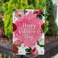 thumbnail image 3 of America Forever Flags Double Sided Garden Flag - Vintage Roses, 12.5 x 18 Inches, Happy Valentine's Day Love Hearts Garden Flag, Seasonal Yard Outdoor Holiday Decorative Flag, 3 of 5