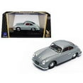 thumbnail image 2 of 1951 Porsche 356 Coupe Silver 1/43 Diecast Model Car by Road Signature, 2 of 2