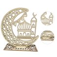 thumbnail image 3 of Ramadán Mubarak DIY Decoraitons Adorno artesanal de madera Eid para decoración de fiesta musulmana islámica, 3 of 8