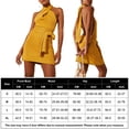 thumbnail image 2 of Vestido ajustado de punto para mujer, ajustado, Y2k, vestido de fiesta y club Kuymtek Amarillo T S para Mujer, 2 of 6