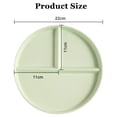 thumbnail image 2 of Miaocao 3 Pack Divided Plates for Adults, Portion Control Plates Compartment Dinner Plate, Lightweight Reusable Dinnerware Plates Dishwasher & Microwave Safe, 2 of 6