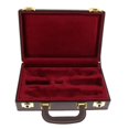 thumbnail image 2 of Esquirla Portable Hard Oboe Wooden Case Box Container Brown Woodwind Accessory for Oboist, 2 of 8