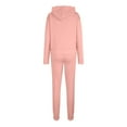 thumbnail image 6 of BiZtdJrK Women 2 Piece Sweatsuits Long Sleeve Hooded Pullover Matching Jogger Pants Tracksuit Fall Winter Casual Sweatshirt Trousers Lounge Sets Sales of the Day Pink XL, 6 of 8