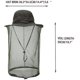 thumbnail image 3 of Head Net Hat Beekeeping Beekeeper Bee Veil Hat Hunting Netting Mesh Hood Cap Bee Keeper, 3 of 5