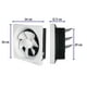 thumbnail image 3 of Extractor Industrial de aire 10", Volteck Volteck EXA-10I, 3 of 4
