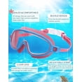 thumbnail image 4 of Splashy Eyes Goggles, HD Anti-Fog UV Protection Leak-Proof, Easy Snap-On + No Hair Pulling + Nose Clip & Ear Plugs, 4 of 9