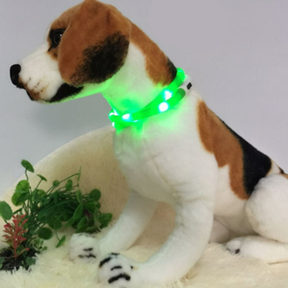 UFHTech LED Pet Dog Collar USB Rechargeable Flash Pet Dog Glowing