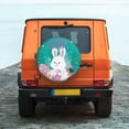 thumbnail image 6 of Sikiie Happy easter Print PVC Leather Spare Tire Wheel Cover Spare Tire Cover, for Car Truck SUV Camper Trailer Universal Fit-15 inch, 6 of 6