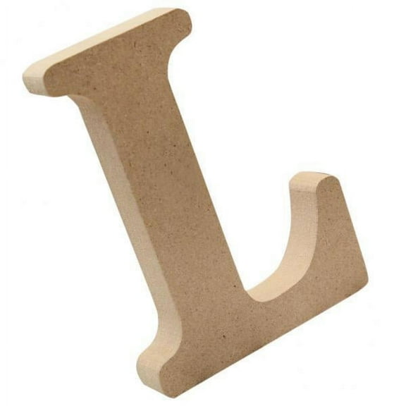 kowaku 3xWooden Alphabet Craft Letter Plaque Wall Hanging Wedding Nursery Decor L 3 Pcs