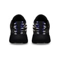 thumbnail image 4 of Back The Blue Police Shoes Women's Fashion Sneakers Tennis Running Shoes for Men Women Black Size 12, 4 of 7