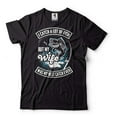 thumbnail image 2 of Funny Fishing Shirt I Catch A Lot Of Fish but my wife was my best catch ever Tee Funny Husband Shirt (Large Navy Blue), 2 of 6