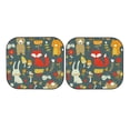 thumbnail image 7 of Balery 2 Piece Cute Animal Forest Car Windshield Sun Shade|Foldable Front Windshield Shade for Car Front Window for Most Sedans SUV Truck-Small, 7 of 7